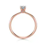 Pierścionek różowe złoto z diamentami AJPZ_065